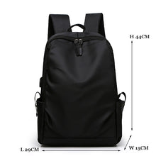 Load image into Gallery viewer, New School Fashion Men Backpack Bag Laptop Water Proof Backpack Mochila Masculina Men External USB travel Charge Bag HOT SALE