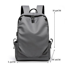 Load image into Gallery viewer, New School Fashion Men Backpack Bag Laptop Water Proof Backpack Mochila Masculina Men External USB travel Charge Bag HOT SALE