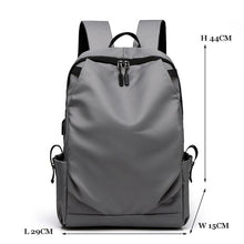 Load image into Gallery viewer, New School Fashion Men Backpack Bag Laptop Water Proof Backpack Mochila Masculina Men External USB travel Charge Bag HOT SALE