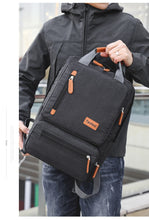 Load image into Gallery viewer, Cross Border Customizable Backpack Male STUDENT'S School Bag Travel Bag Multi-functional Casual Laptop Computer Bag Wholesale on