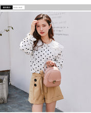 Load image into Gallery viewer, 2020 Mini Backpack for Women Bagpack Fashion Shoulders Small Backpack Letter Purse Mobile Phone Messenger Rucksack Mochila Solid