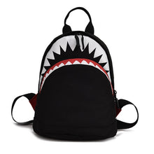 Load image into Gallery viewer, 3D Cartoon Shark Backpack age 1-3 Toddler Canvas backpack Kids Children bookbag Kindergarten School bag for girls boys Mochila