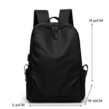 Load image into Gallery viewer, New School Fashion Men Backpack Bag Laptop Water Proof Backpack Mochila Masculina Men External USB travel Charge Bag HOT SALE
