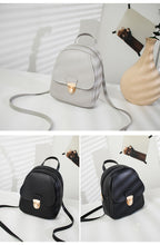 Load image into Gallery viewer, 2020 Mini Backpack for Women Bagpack Fashion Shoulders Small Backpack Letter Purse Mobile Phone Messenger Rucksack Mochila Solid
