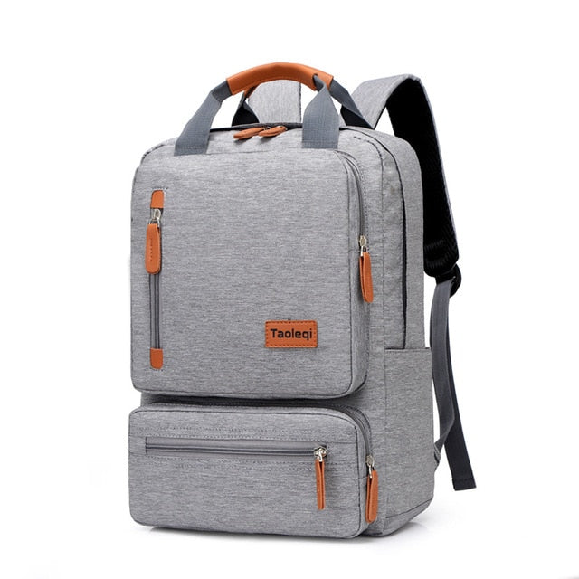Cross Border Customizable Backpack Male STUDENT'S School Bag Travel Bag Multi-functional Casual Laptop Computer Bag Wholesale on