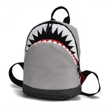 Load image into Gallery viewer, 3D Cartoon Shark Backpack age 1-3 Toddler Canvas backpack Kids Children bookbag Kindergarten School bag for girls boys Mochila
