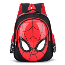 Load image into Gallery viewer, 3D Spiderman backpack Super heroes school bag boy waterproof children bag 3-12 years

