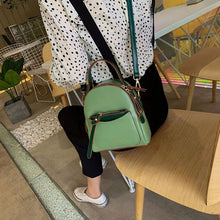 Load image into Gallery viewer, WoMan Mini Backpack Casual Sweet Style PU Leather 2 Zipper Ladies
