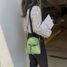 Load image into Gallery viewer, WoMan Mini Backpack Casual Sweet Style PU Leather 2 Zipper Ladies
