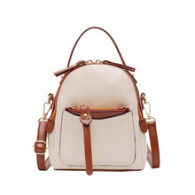 Load image into Gallery viewer, WoMan Mini Backpack Casual Sweet Style PU Leather 2 Zipper Ladies
