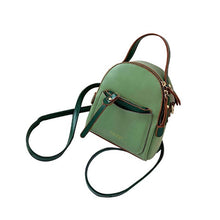 Load image into Gallery viewer, WoMan Mini Backpack Casual Sweet Style PU Leather 2 Zipper Ladies
