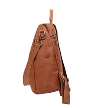 Load image into Gallery viewer, Female anti-theft backpack classic PU leather solid color backpack canta fashion shoulder bag
