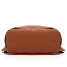 Load image into Gallery viewer, Female anti-theft backpack classic PU leather solid color backpack canta fashion shoulder bag
