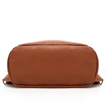 Load image into Gallery viewer, Female anti-theft backpack classic PU leather solid color backpack canta fashion shoulder bag

